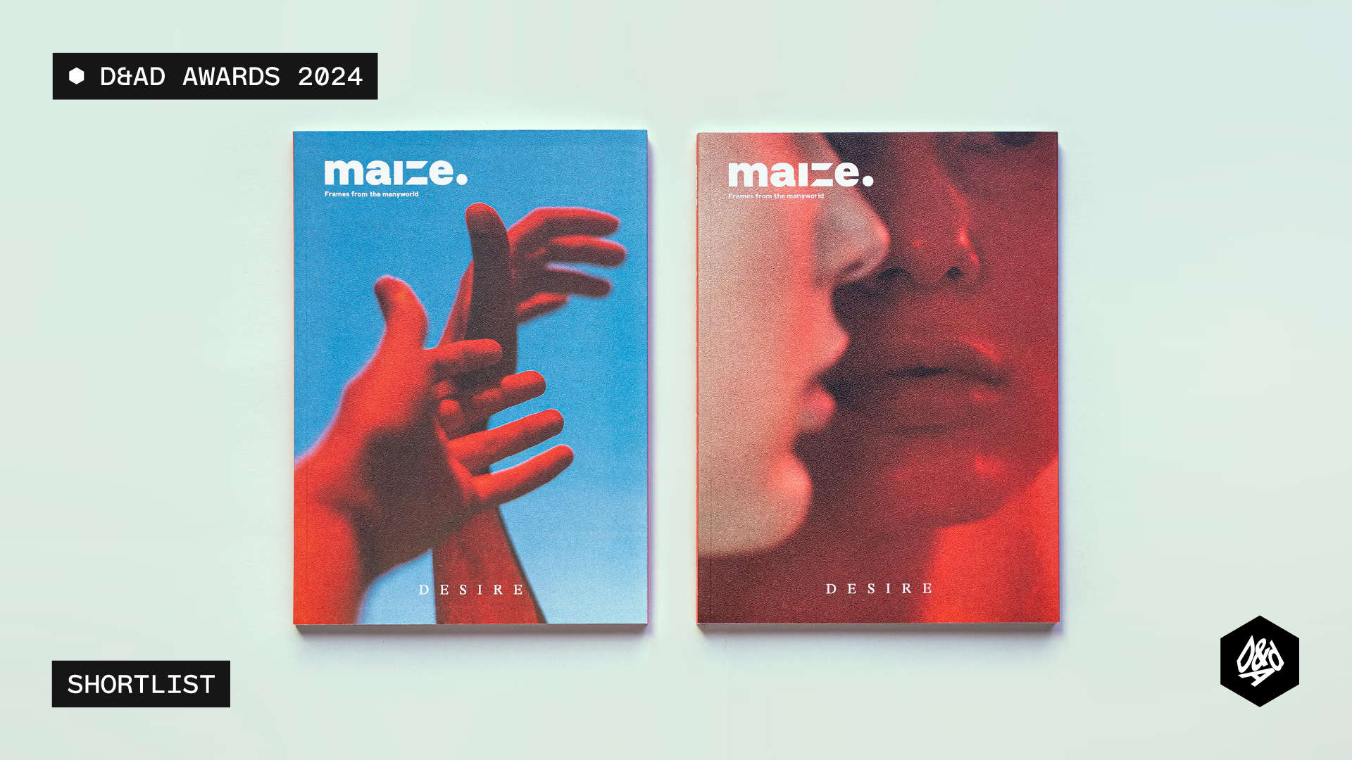 MAIZE magazine is shortlisted for the D&AD Awards 2024